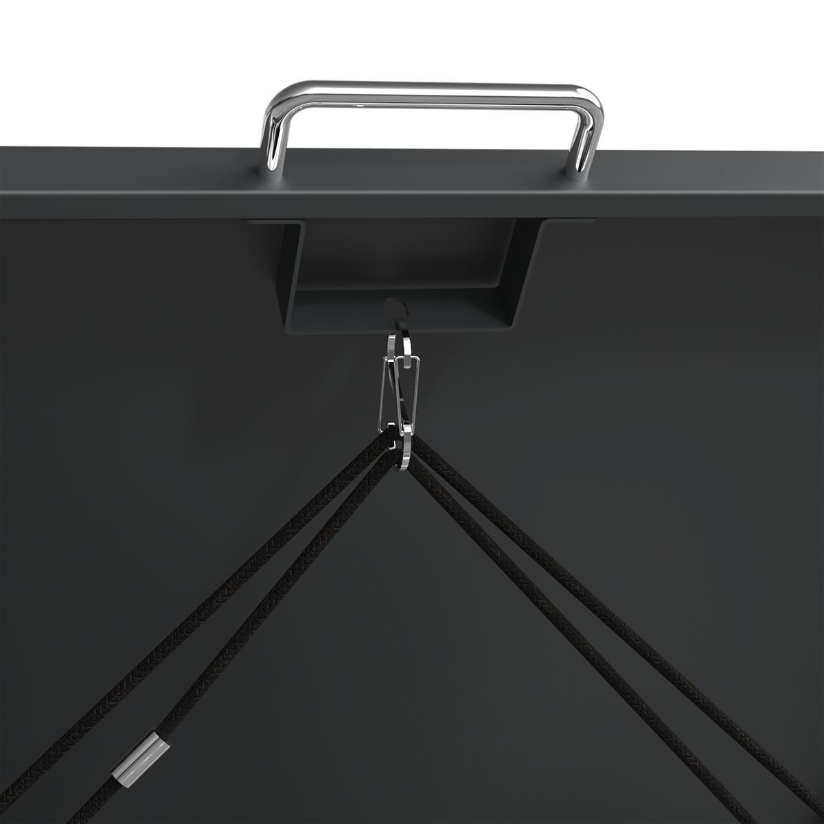 Ecoscape Bin Storage technical detail – Lid Woodgrain and Charcoal chain lifting detail