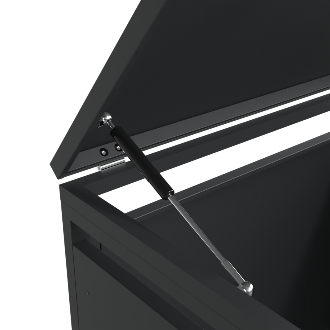 Ecoscape Bin Storage technical detail – Lid Charcoal 7