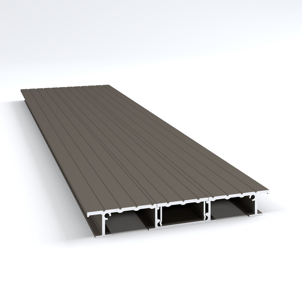 Easy Fit decking free sample in Beige Grey