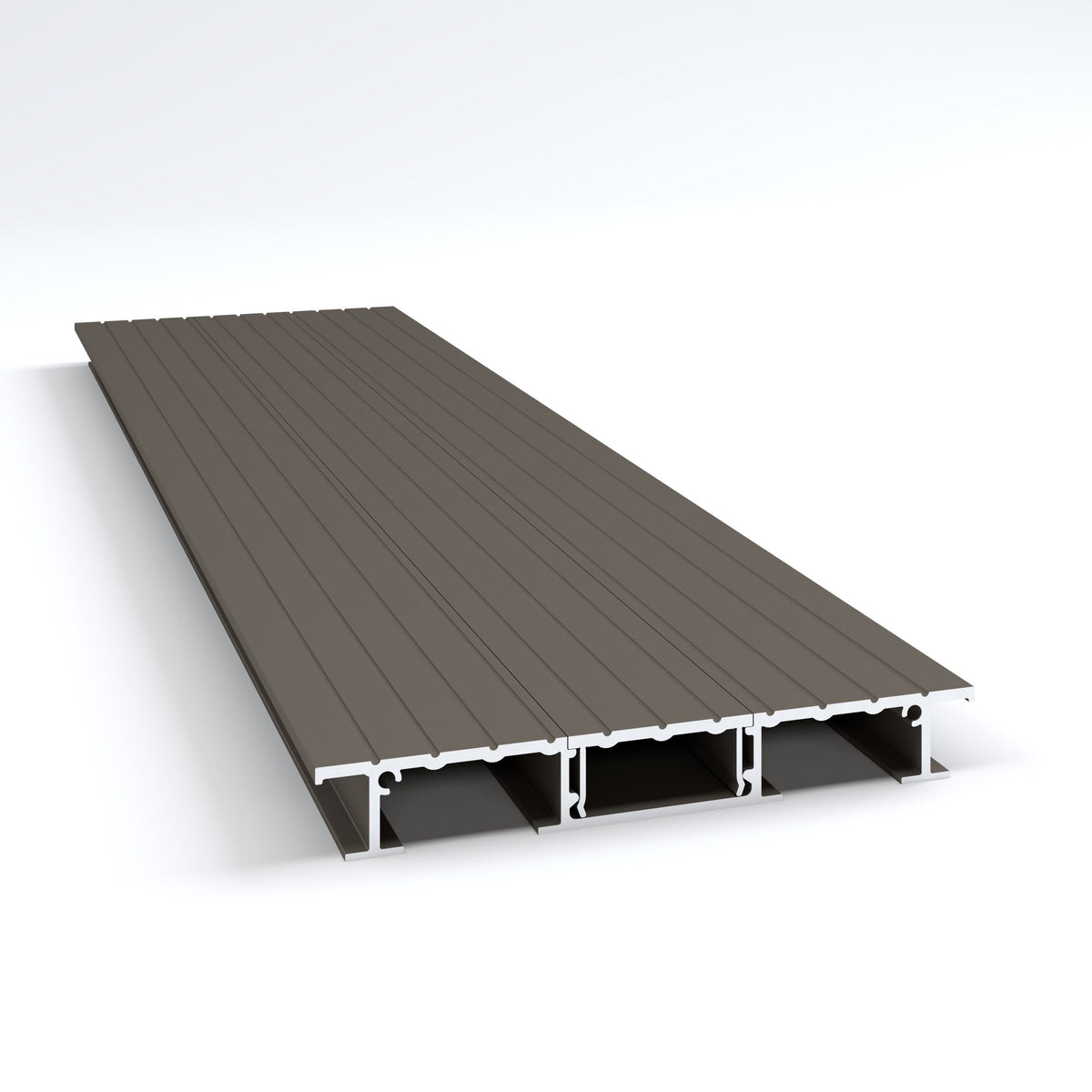 Easy Fit decking free sample in Beige Grey