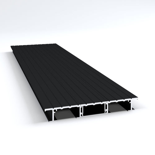 Easy Fit decking free sample in Jet Black