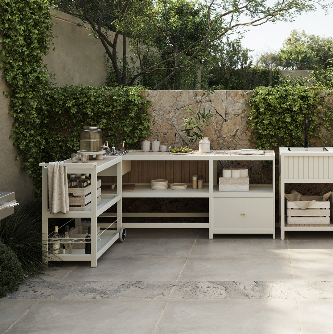 Ecoscape Outdoor Kitchen Set of 3 Units in Cotton