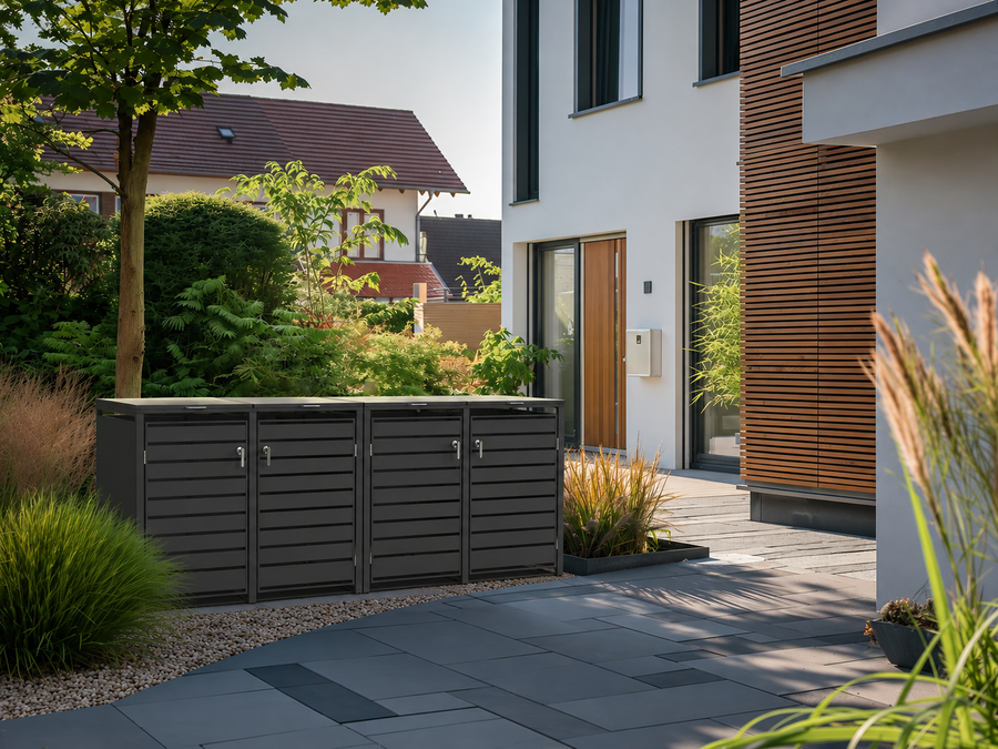 Quadruple / Lid / Charcoal