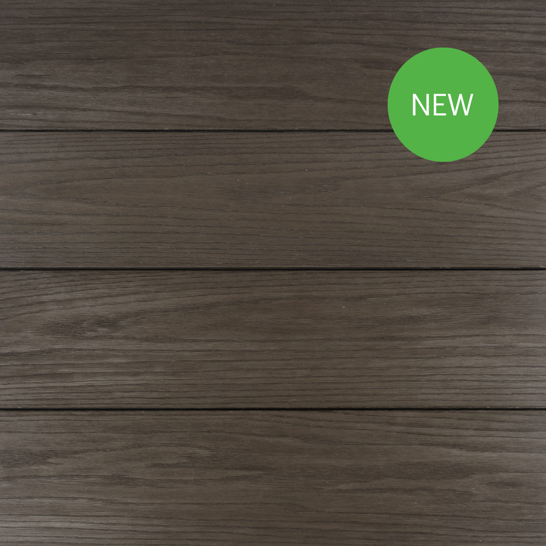 Timbex Composite Decking in Antique Oak — board finish