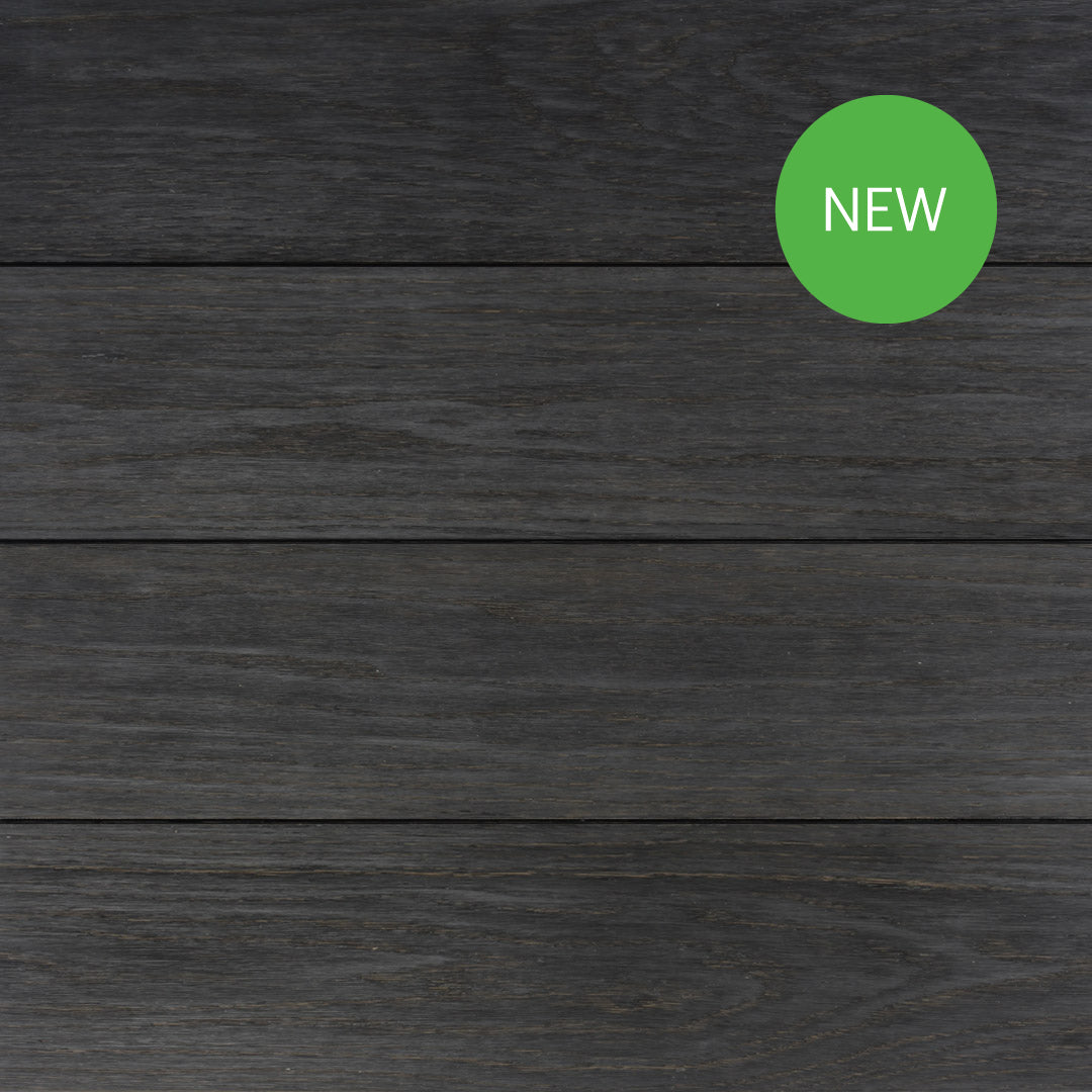 Timbex Composite Decking in Black Oak — board finish