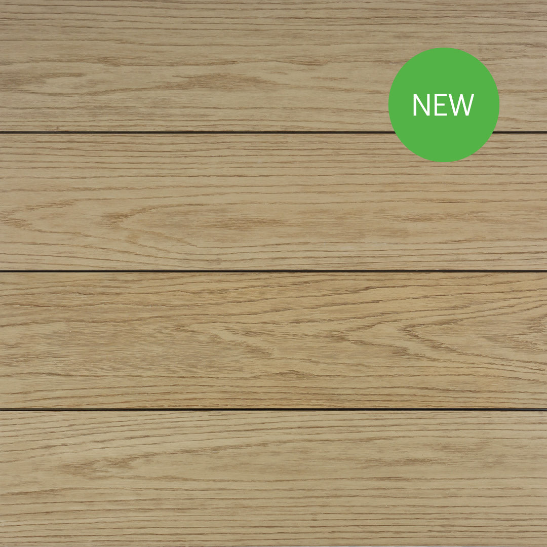 Timbex Composite Decking in Honey Oak — board finish